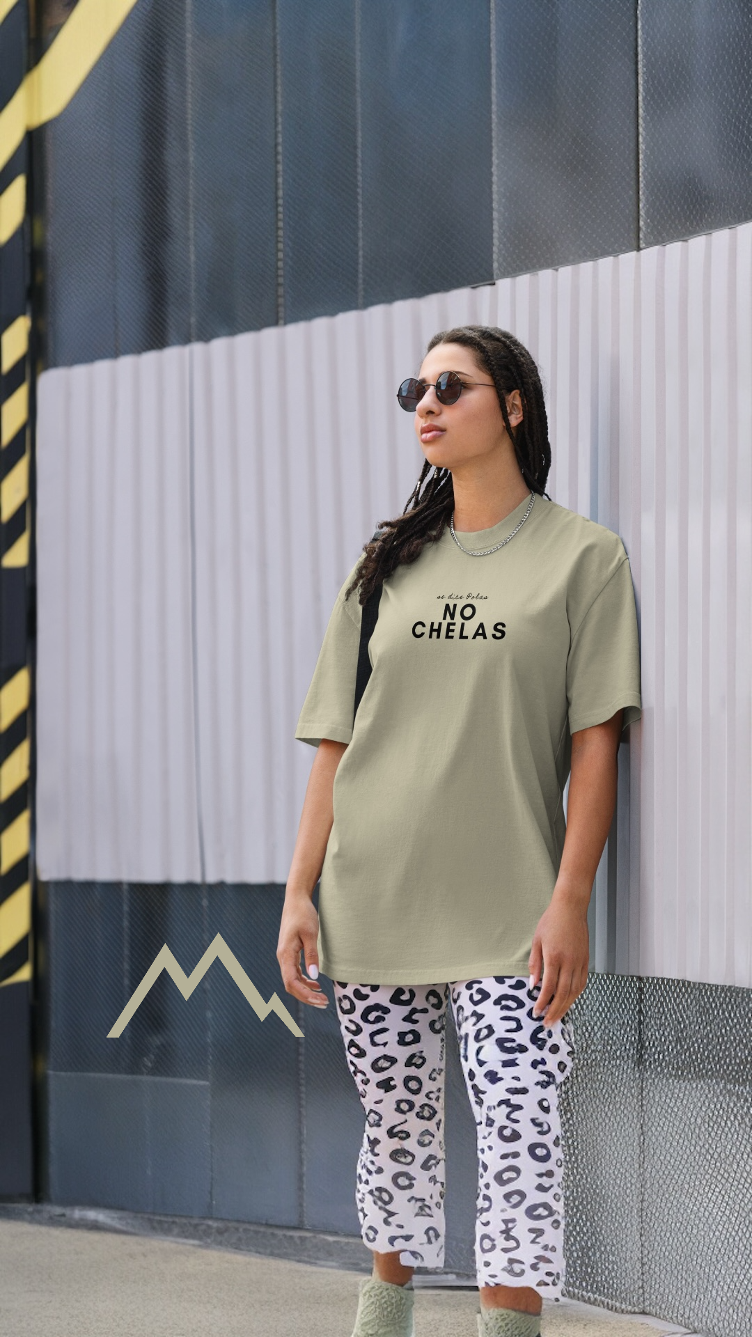 Camiseta oversize con efecto desgastado “Se dice Polas”